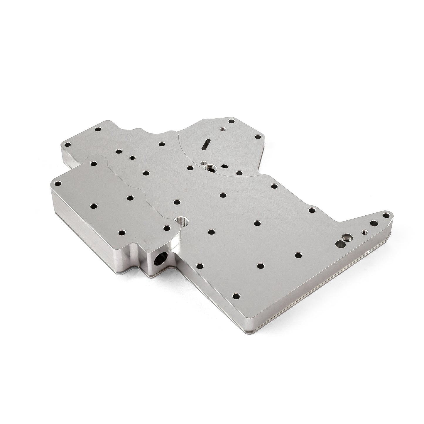 Transmisión GM 4L80 de aluminio billet con cuerpo de válvula manual completo - Plateado