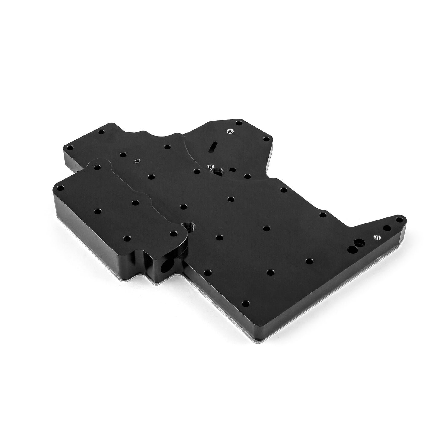 Transmisión GM 4L80 de aluminio billet con cuerpo de válvula manual completo - Negro