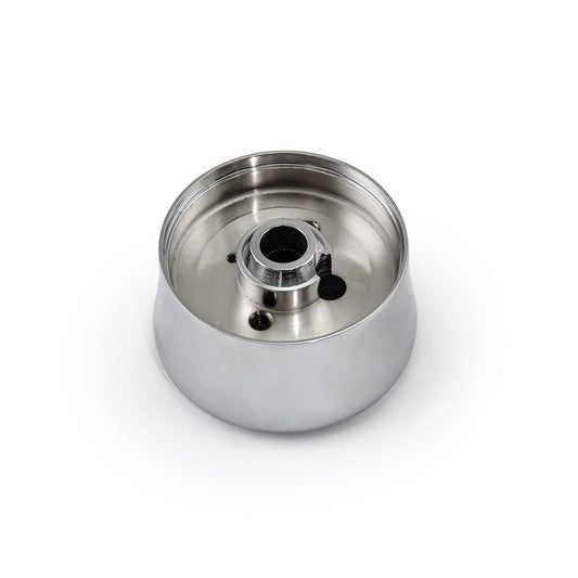 Adaptador de cubo de volante de aluminio cromado de 9 pernos