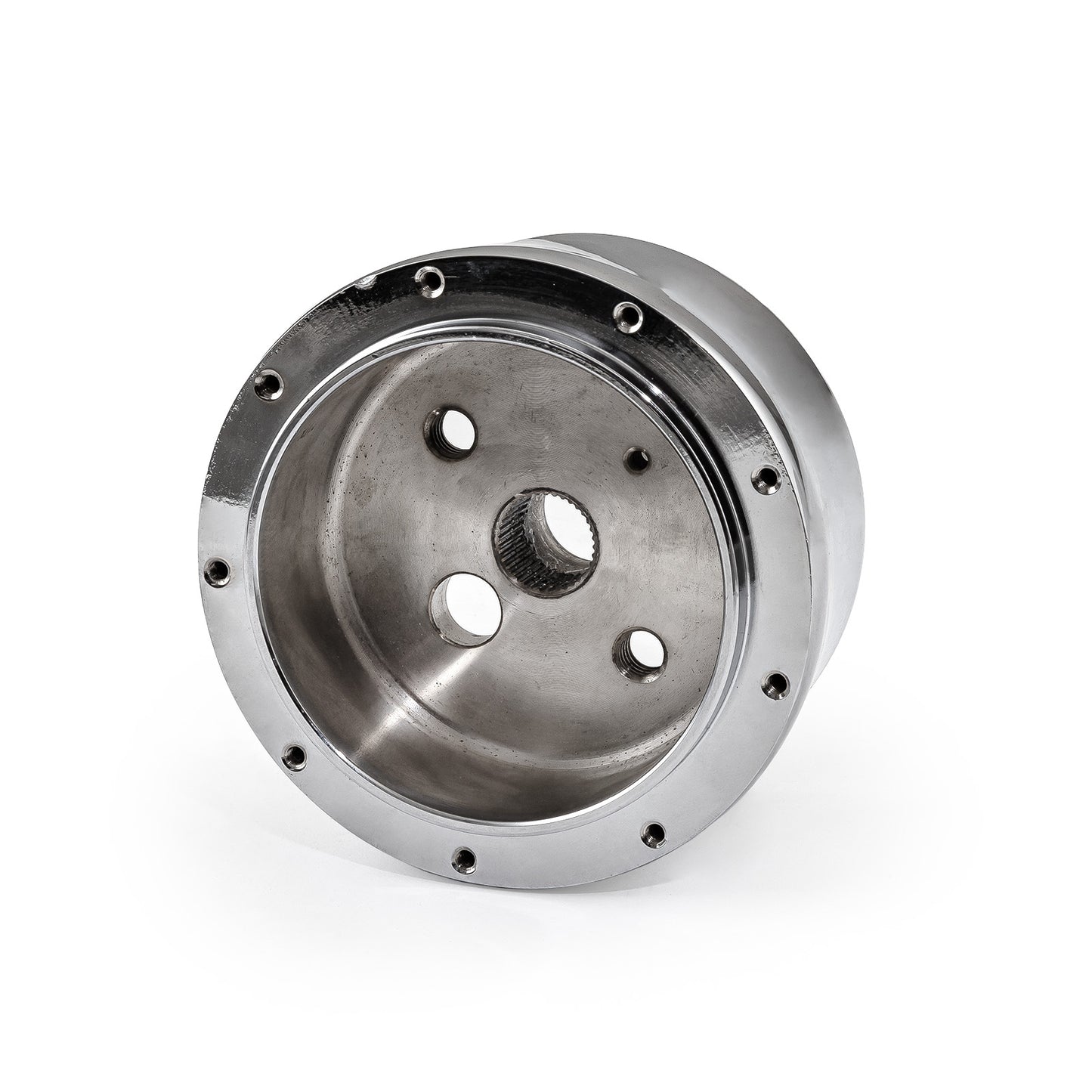 Adaptador de cubo de volante de aluminio cromado de 9 pernos