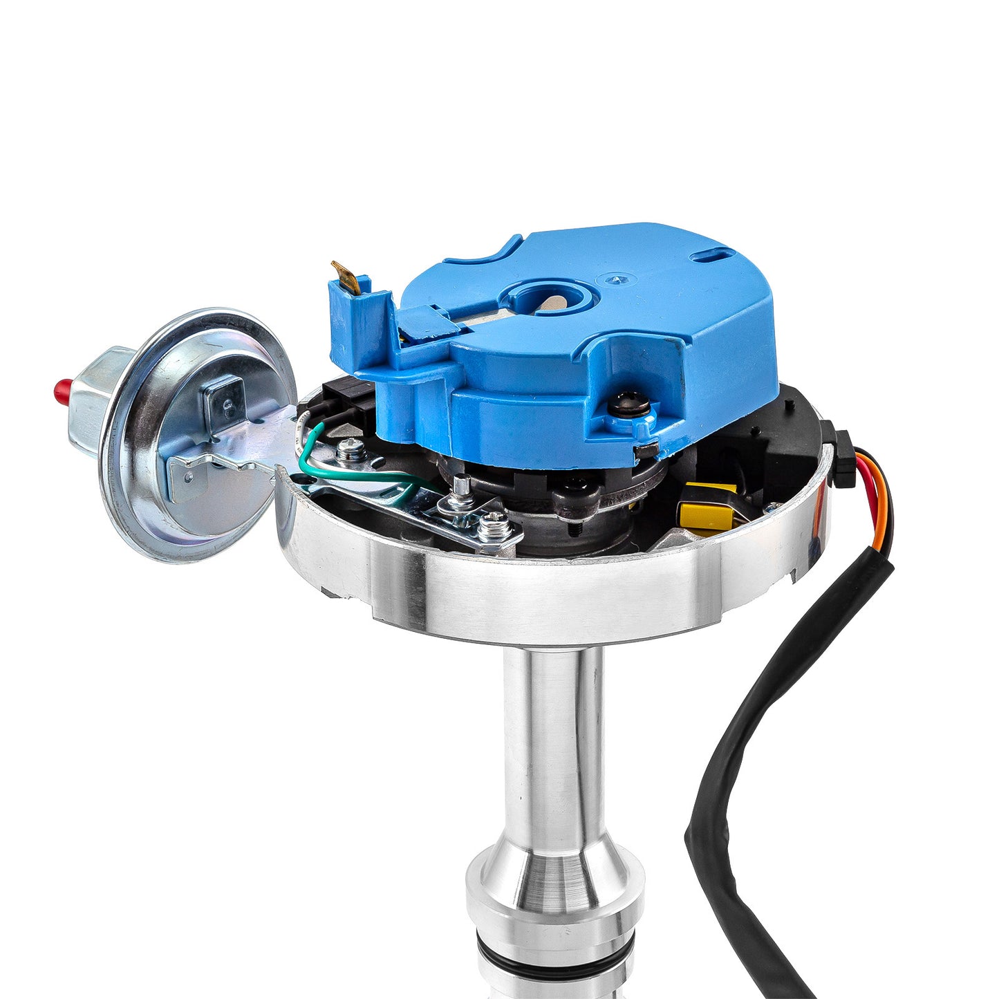 Distribuidor HEI de bobina de 65 000 cc para Ford 351C Cleveland 460, principios de la serie 6000 [Azul]