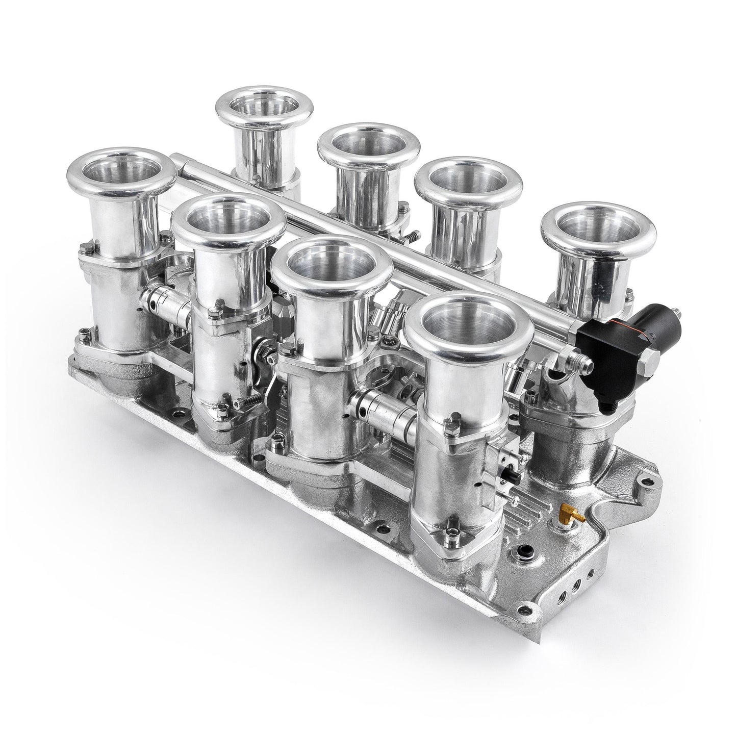 Sistema de colector de admisión de pila EFI de tiro descendente Ford SB 289 302 Windsor pulido