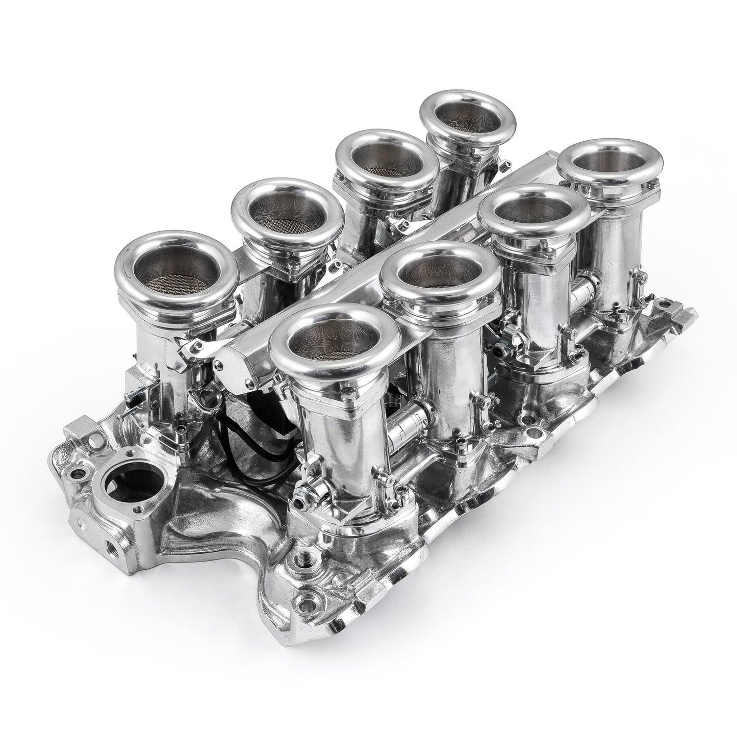 Ford BB 460 Downdraft EFI Stack Intake Manifold System Complete Polished