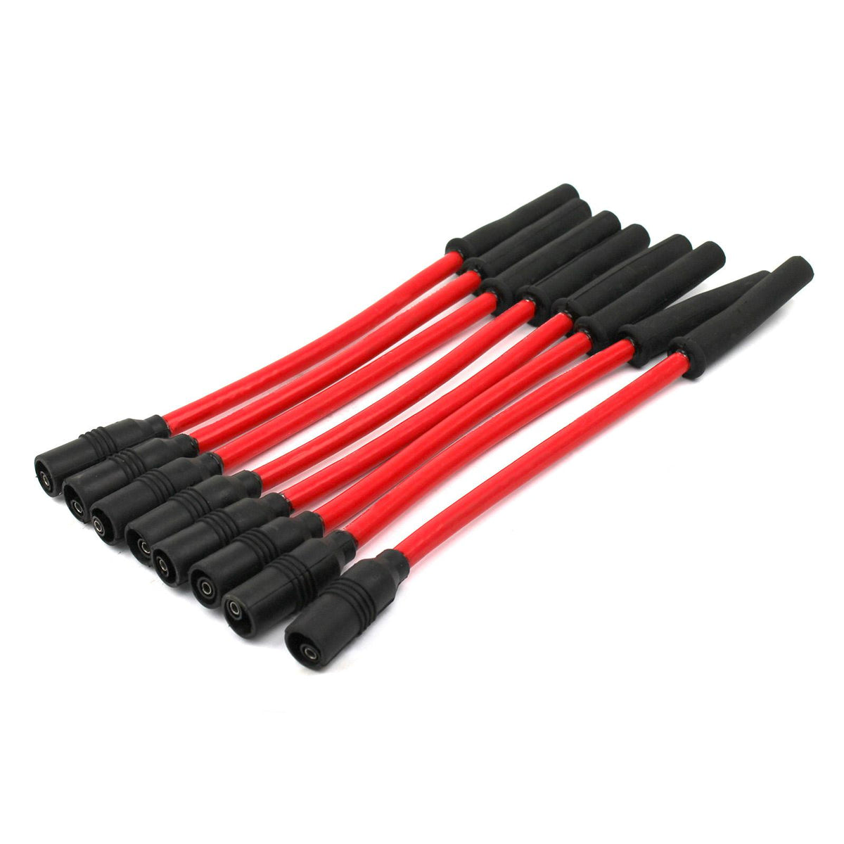 Chevy LS1 LS2 LS3 LS6 - Bobina recta sobre tapa - Cables de bujía rojos