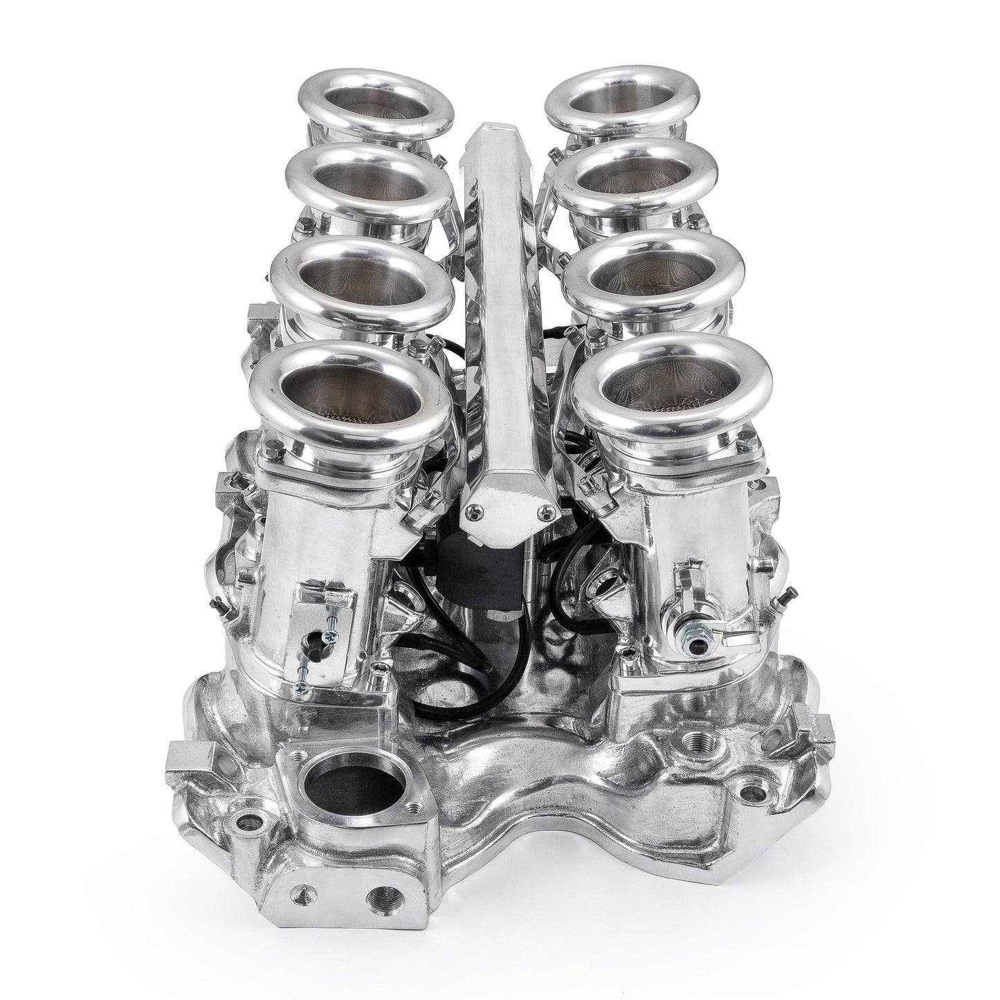 Ford BB 460 Downdraft EFI Stack Intake Manifold System Complete Polished