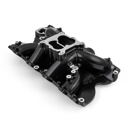 Colector de admisión de aluminio Ford 429 460 MidRise Air [Negro]