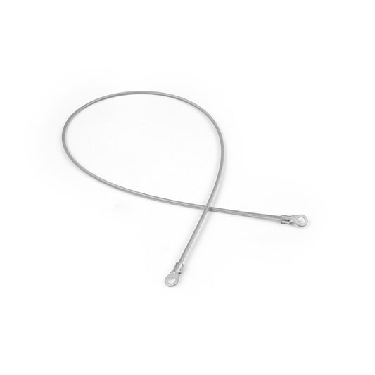 24" Plastic Covered Hood Pin Lanyard Chord