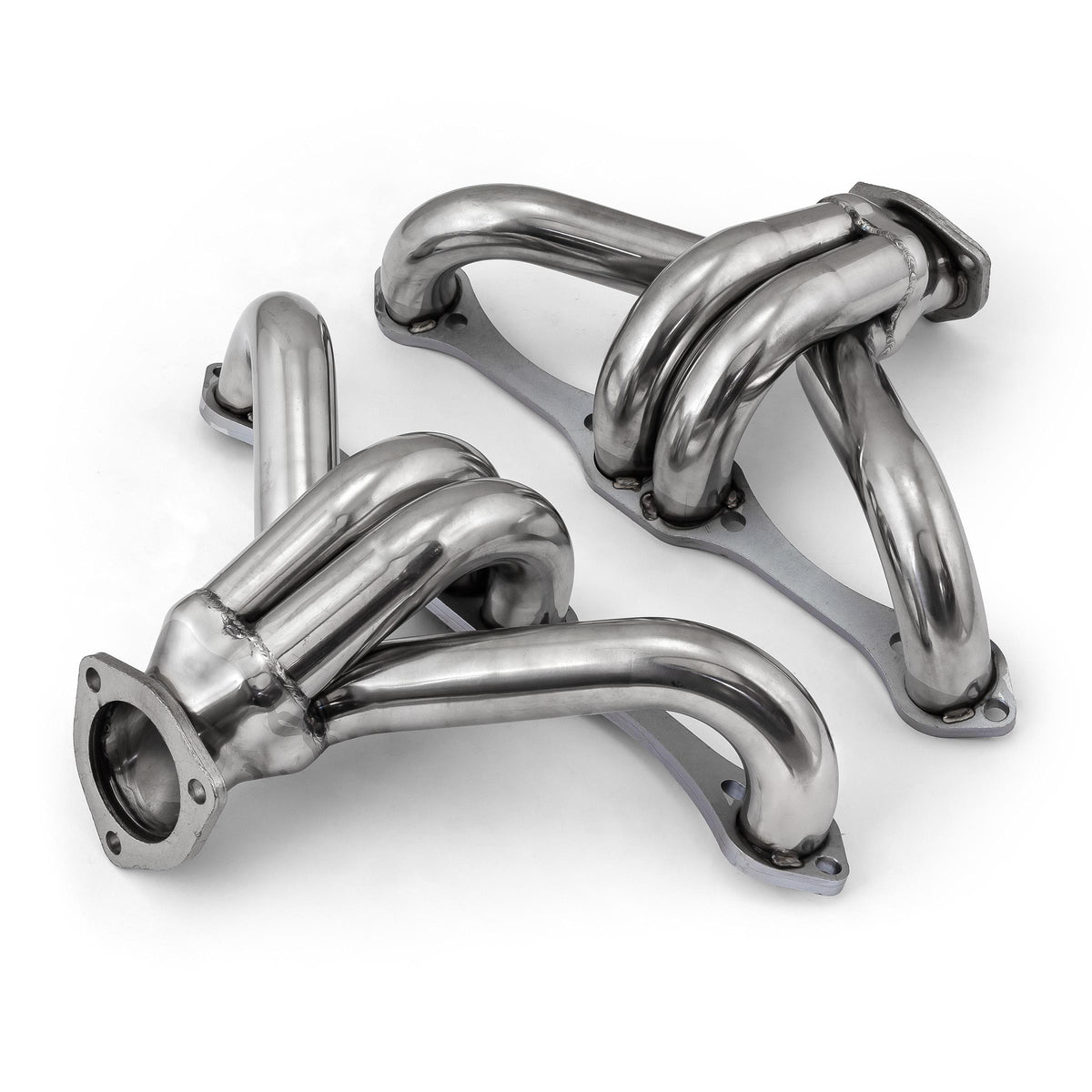 Chevy SBC 350 1 5/8" Block Hugger Stainless Steel Exhaust Headers