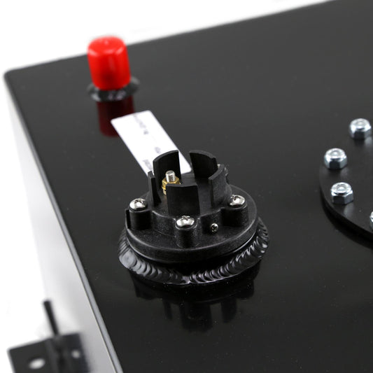 2.5 Gallon / 10 Litre Black Aluminum Fuel Cell w/Sending Unit