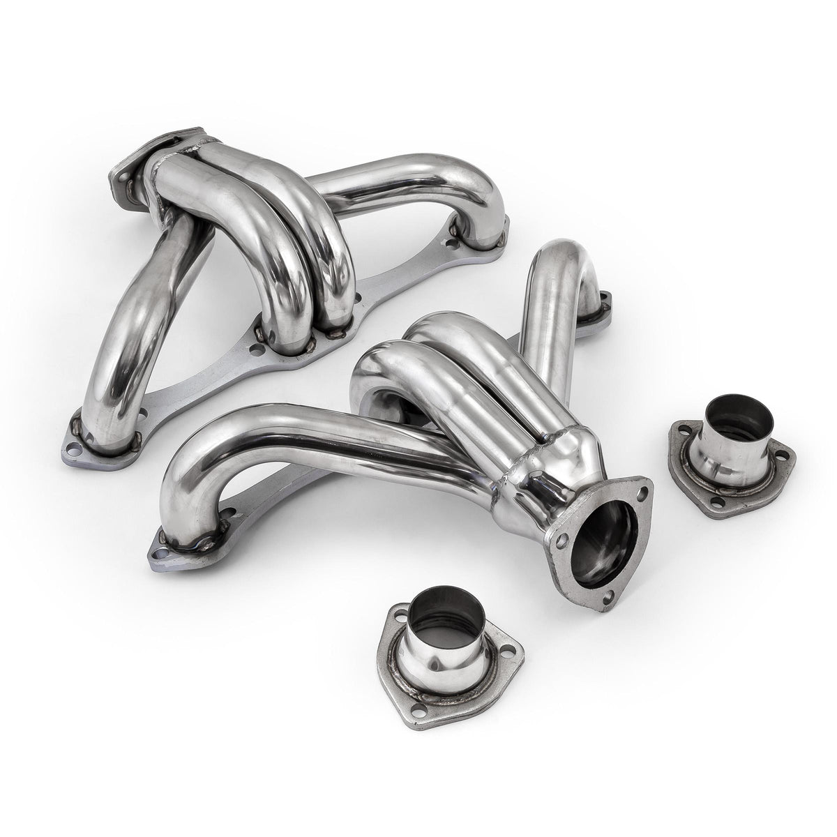 Chevy SBC 350 1 5/8" Block Hugger Stainless Steel Exhaust Headers