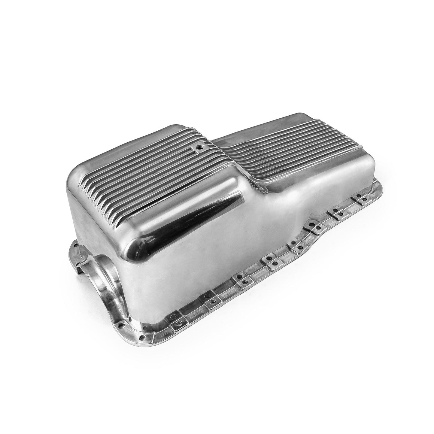 Ford SB 289 302 Windsor 1965-87 Front Sump Polished Aluminum Oil Pan
