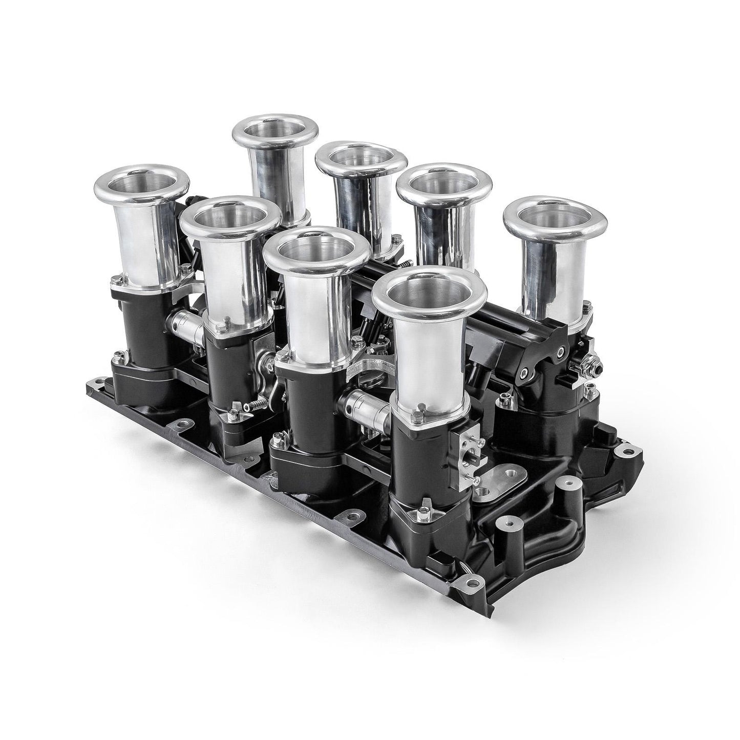 Sistema de inyección de combustible Ford 351W Windsor Downdraft+ FiTech Ultra EFI [Negro]