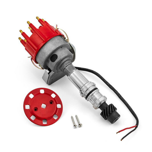 Oldsmobile 400 425 455 7000 Series Ready to Run Distributor [Red]