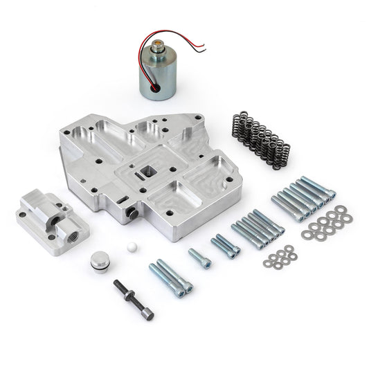 Cuerpo de válvulas de aluminio billet para transmisión GM TH400 con freno de motor