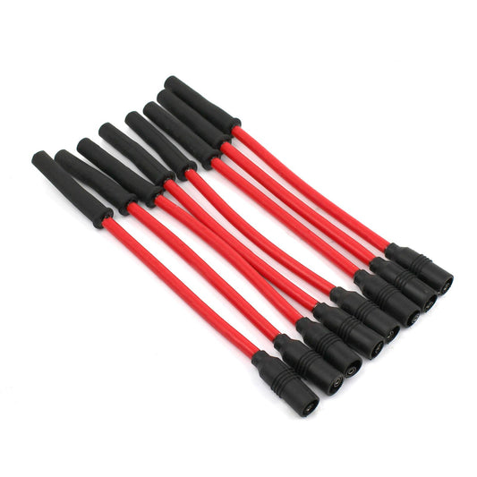 Chevy LS1 LS2 LS3 LS6 - Bobina recta sobre tapa - Cables de bujía rojos