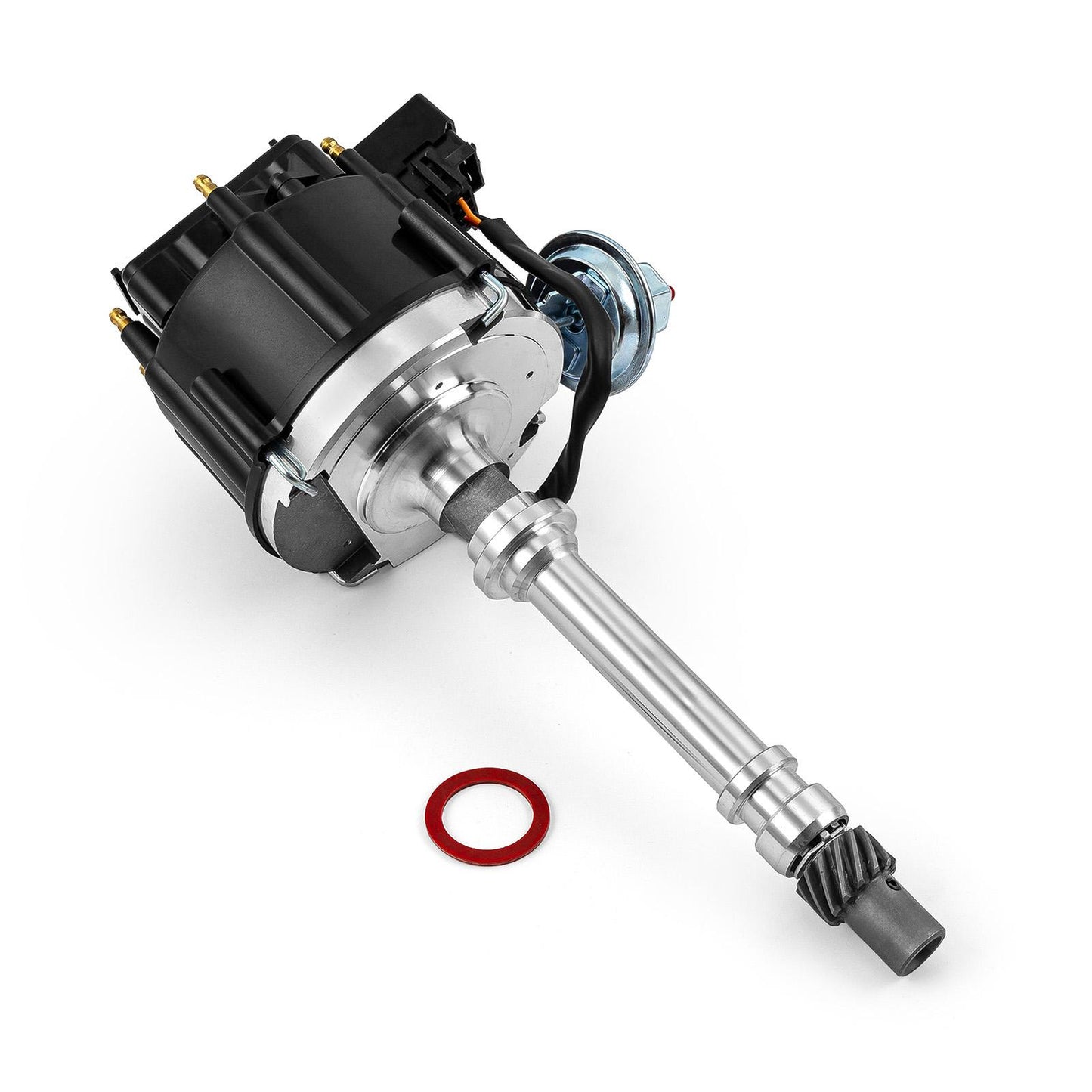 Distribuidor HEI de bobina para Chevy V6 3.8L 4.3L Serie 6000 65K - [Negro]