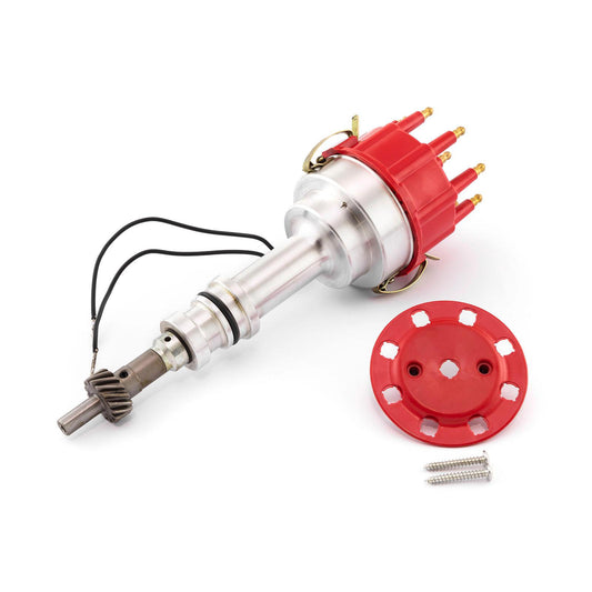 Distribuidor Ford 289 302 Windsor Serie 8000 Pro Billet con pastilla magnética bloqueada
