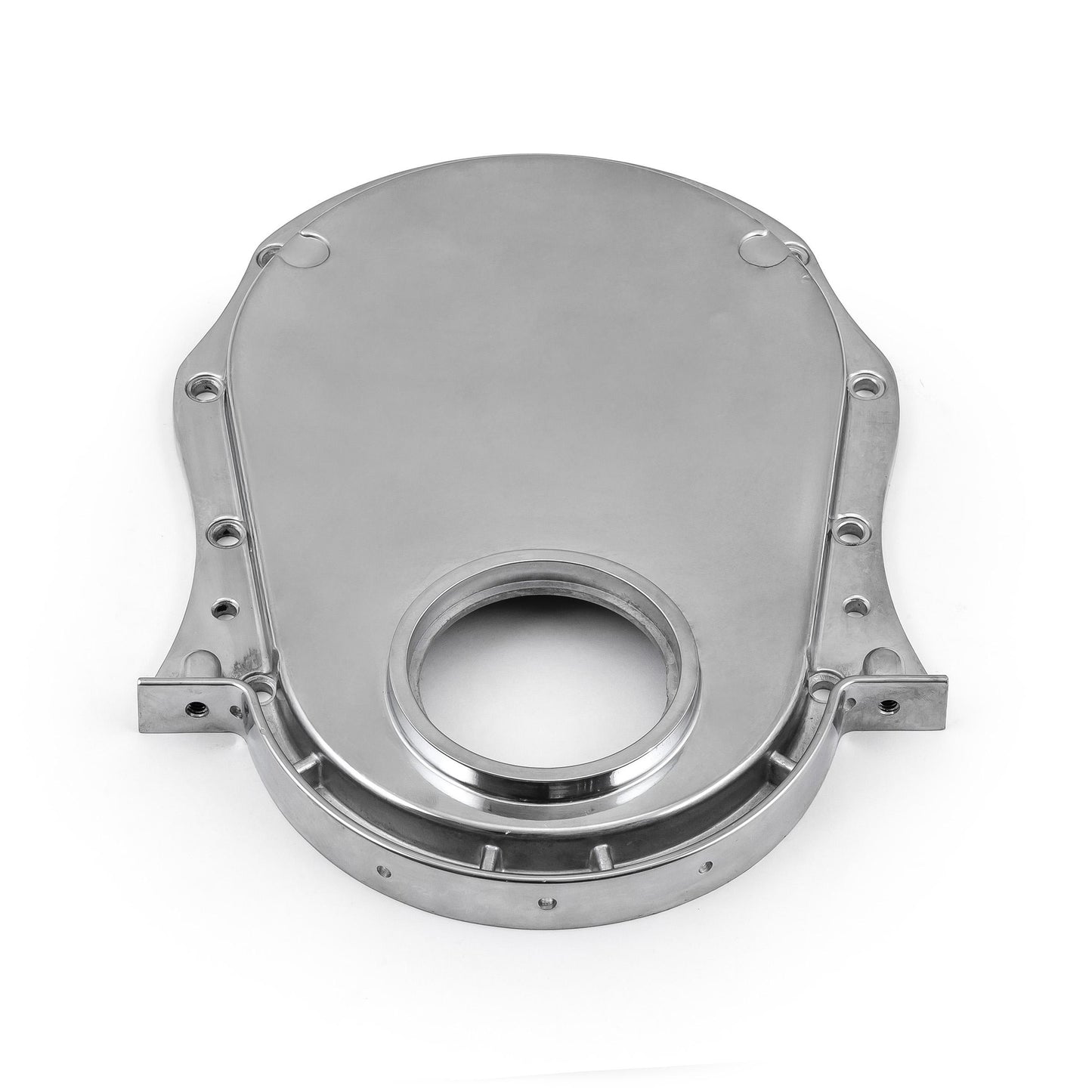 Cubierta de cadena de distribución de aluminio pulida para Chevy BBC 454 Gen 1-4