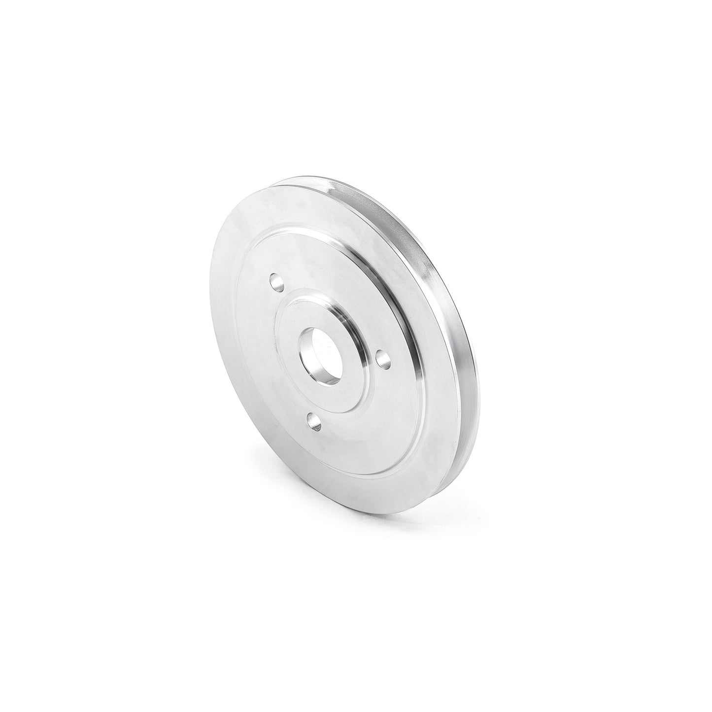 Bomba de agua corta de aluminio billet Chevy BBC 454, polea de cigüeñal de una ranura con interruptor