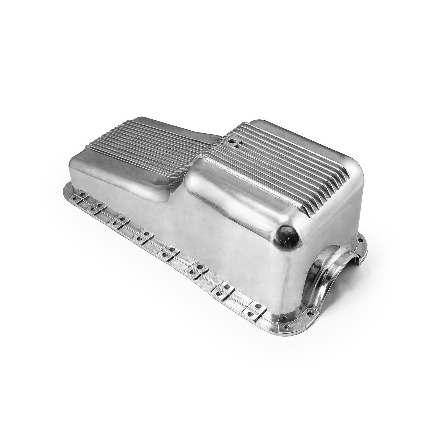 Ford SB 289 302 Windsor 1965-87 Front Sump Polished Aluminum Oil Pan