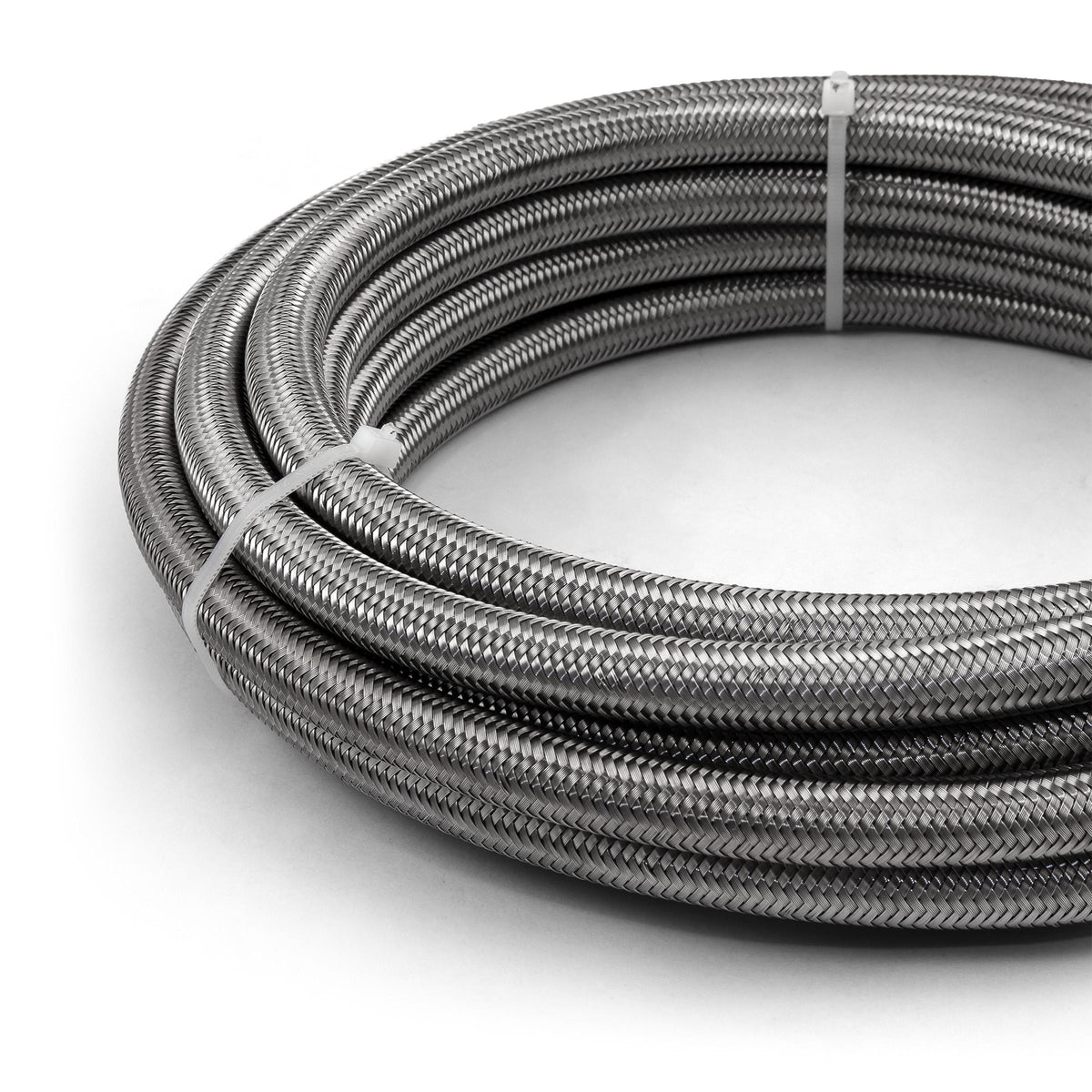 -8 AN PTFE Braided Stainless Steel Hose Line [20 ft. Length]