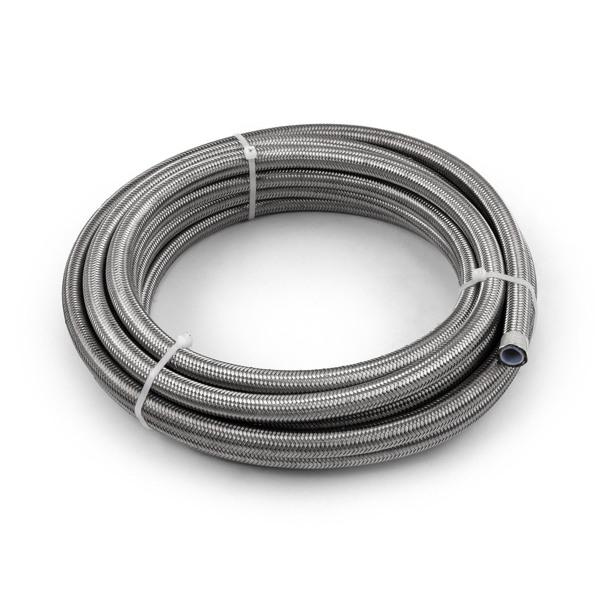 -8 AN PTFE Braided Stainless Steel Hose Line [20 ft. Length]