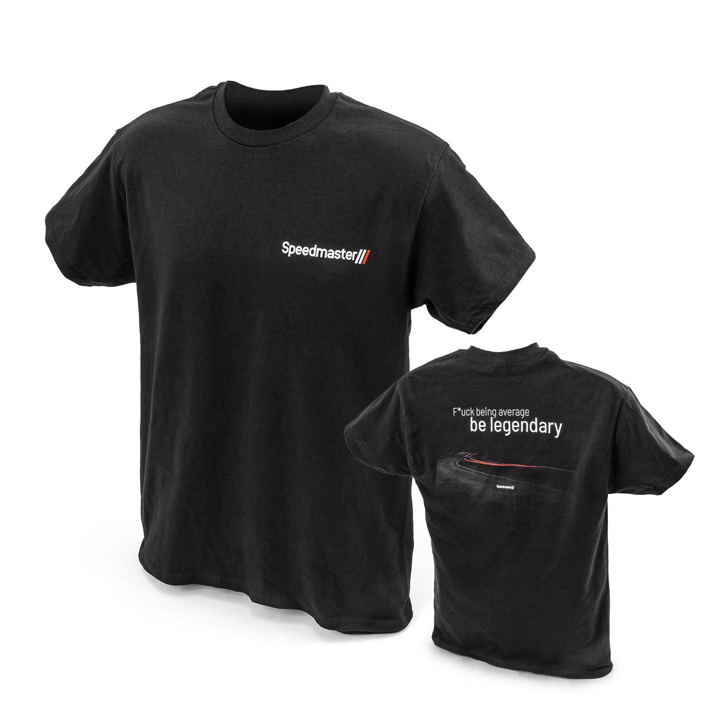 Speedmaster V1 Legendary Black Cotton T-Shirt