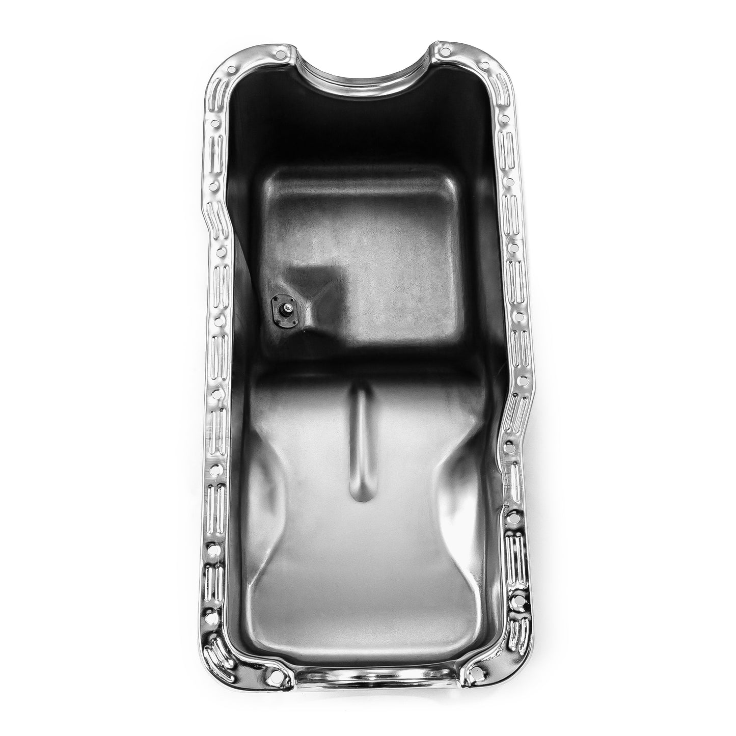 Ford SB 289 302 Windsor 1965-87 Front Sump Chrome Oil Pan