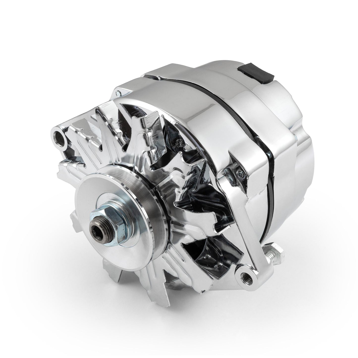 Universal 7127 GM 10SI V-Belt 100 Amp 3 Wire Internal Regulator Alternator [Chrome]