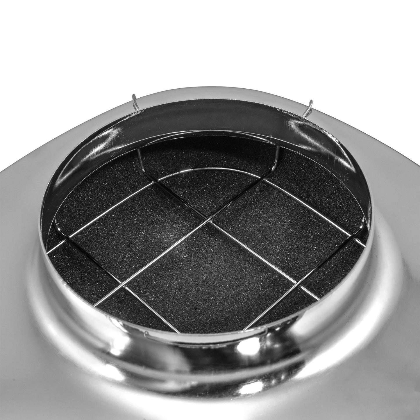 11 1/2" L x 8 1/2" W Superflow Triangular Chrome Air Cleaner Kit