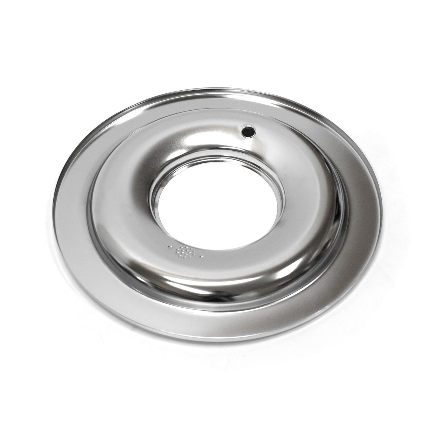 Base plana cromada para filtro de aire de 14"