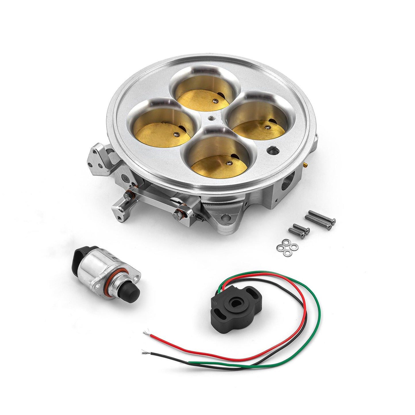 Kit de cuerpo del acelerador Dominator de 4 cilindros y 2200 cfm, 4500 Billet