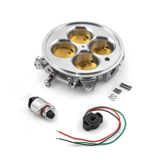 Kit de cuerpo del acelerador Dominator de 4 cilindros y 2200 cfm, 4500 Billet