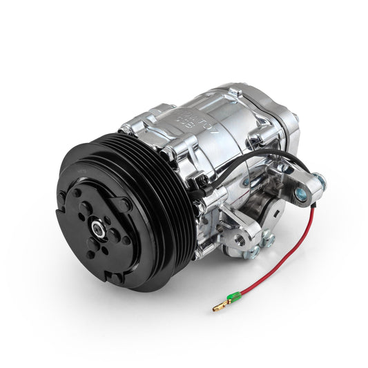 Serpentine Belt Sanden Style 7176 Small Body Chrome AC Air Compressor