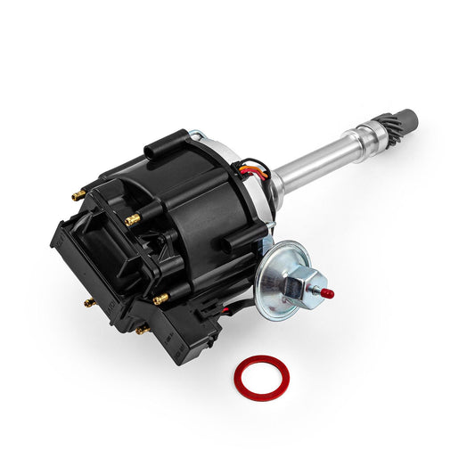 Distribuidor HEI de bobina para Chevy V6 3.8L 4.3L Serie 6000 65K - [Negro]