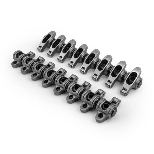 Ford 351C Cleveland 460 1.73 7/16" Stainless Steel Roller Rocker Arm Set