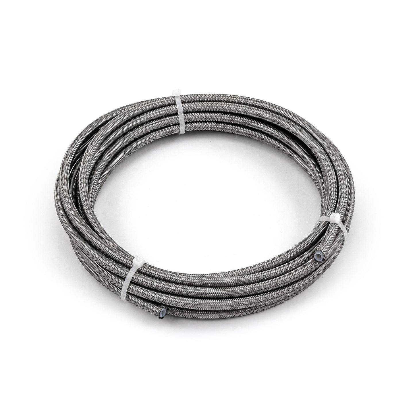 -4 AN PTFE Braided Stainless Steel Hose Line [20 ft. Length]