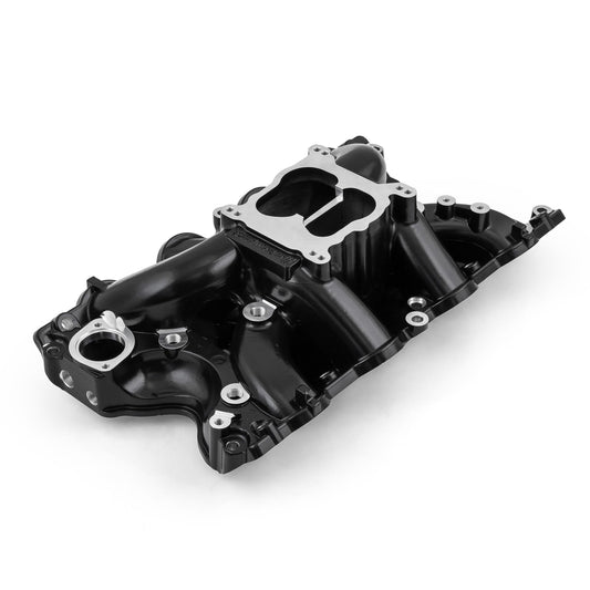 Colector de admisión de aluminio Ford 429 460 MidRise Air [Negro]