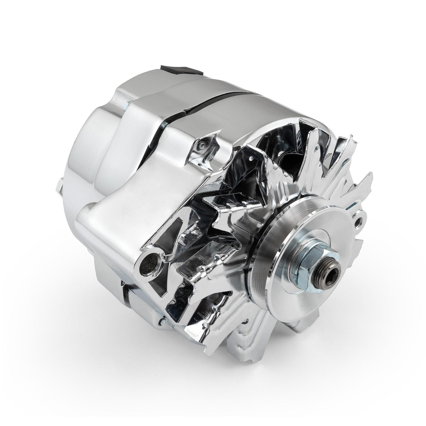 Universal 7127 GM 10SI V-Belt 100 Amp 3 Wire Internal Regulator Alternator [Chrome]