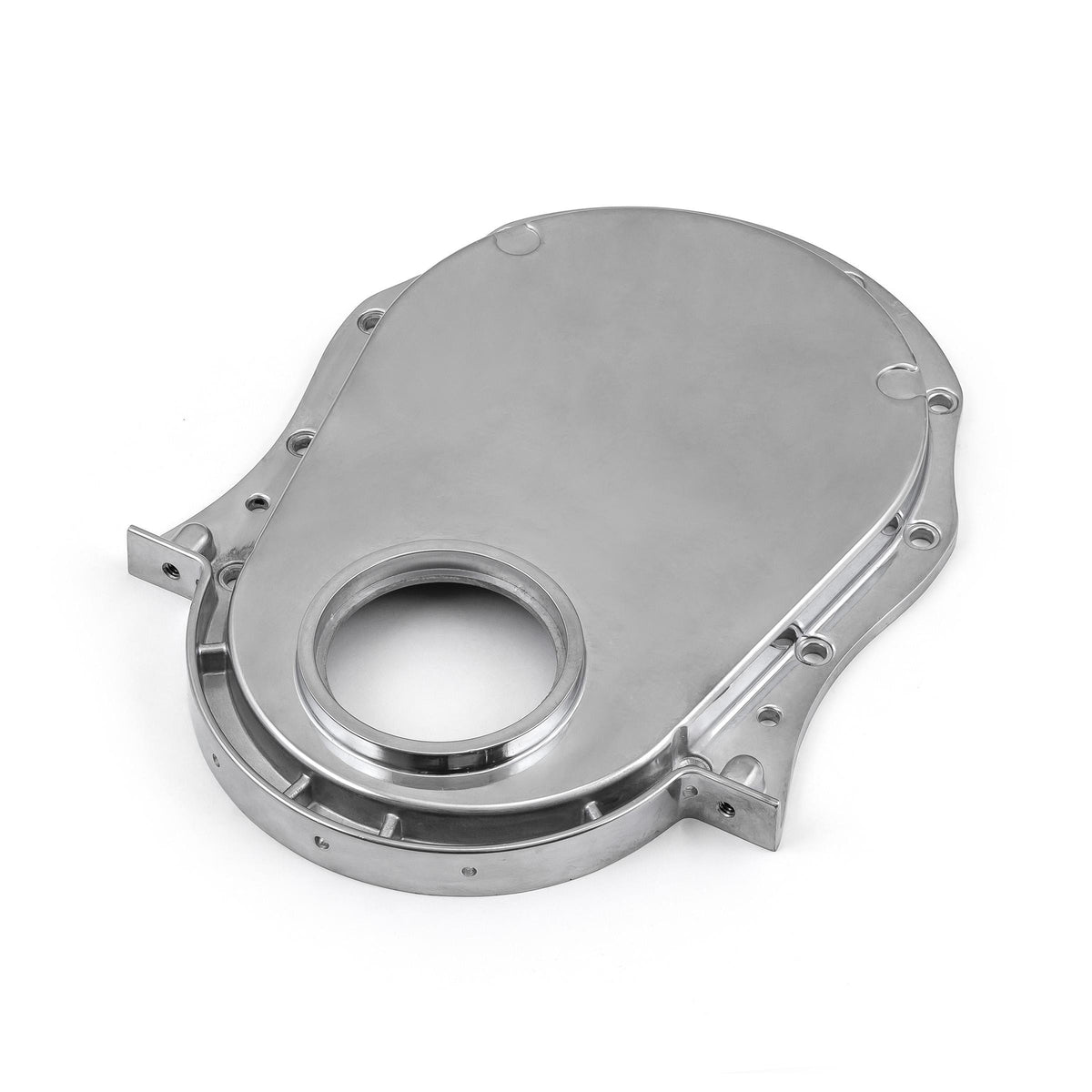 Cubierta de cadena de distribución de aluminio pulida para Chevy BBC 454 Gen 1-4