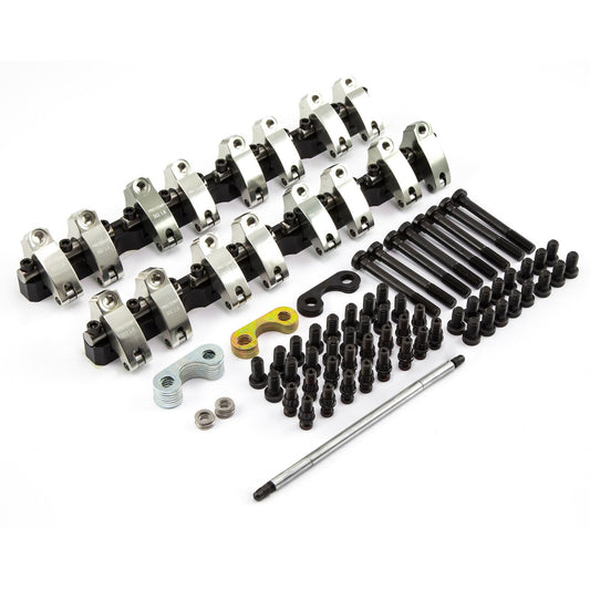 Balancines de aluminio con montaje de eje Windsor para Ford SB 289 302 351, relación 1.6