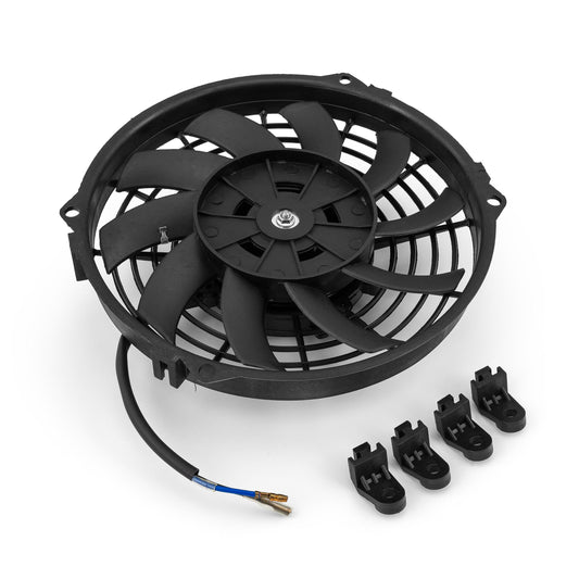Ventilador termoeléctrico con aspas en forma de S de 12 V y 9" reversible