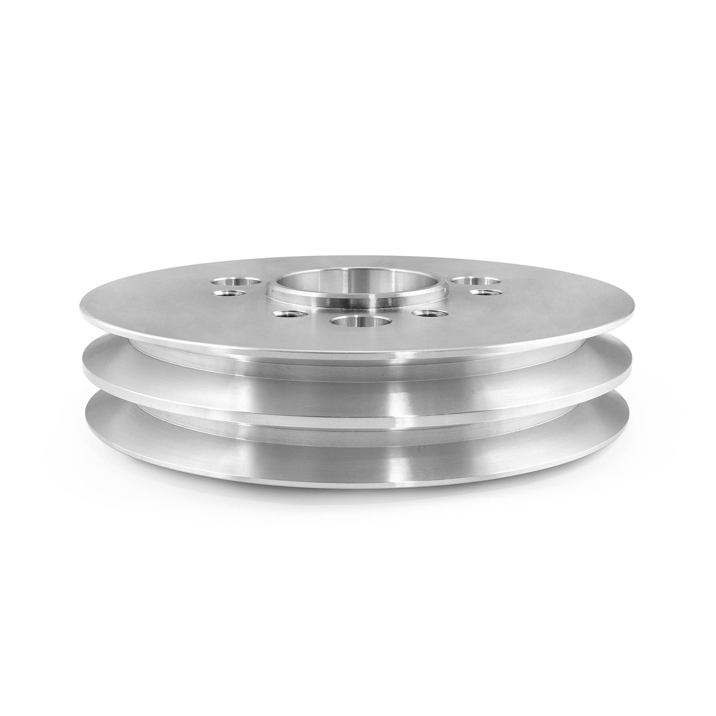 Polea de transmisión de accesorios de 2 ranuras para supercargador Chevy SBC 350 2v