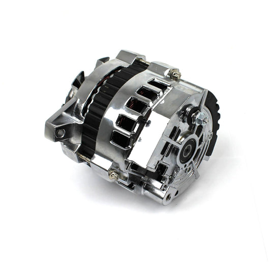 Alternador Serpentine Universal GM 7935 CS130 de 130 amperios [Cromado]
