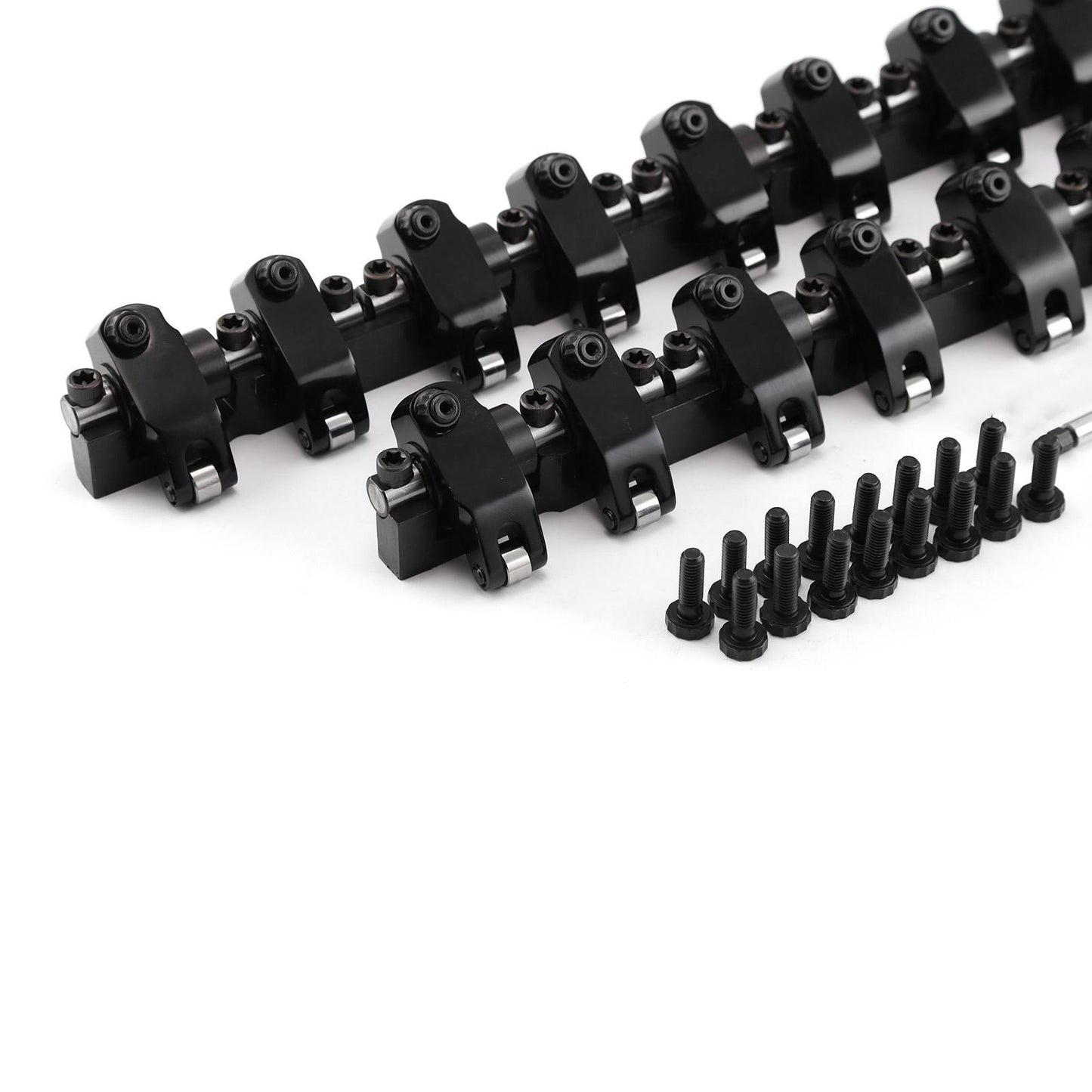 Chevy GM LS3 Shaft Mount 1.7 Ratio Super Street Aluminum Rocker Arms