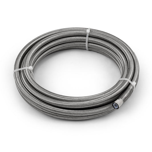 -6 AN PTFE Braided Stainless Steel Hose Line [20 ft. Length]