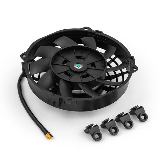 Ventilador termoeléctrico con aspas en forma de S de 12 V y 8" reversible