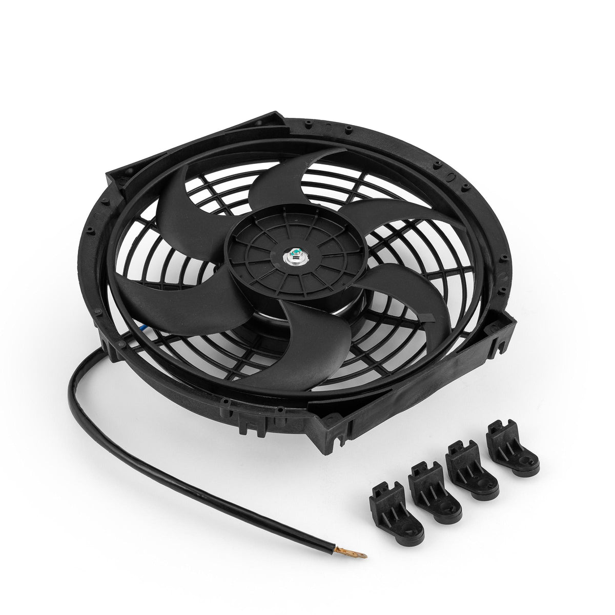 Ventilador termoeléctrico con aspas en forma de S de 12 V y 10" reversible