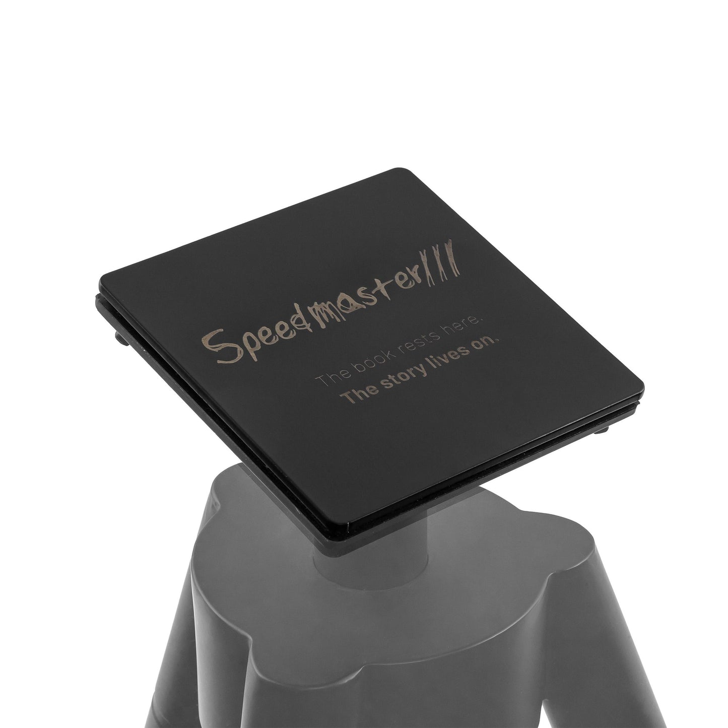 Trípode de acrílico Lucite Speedmaster Sumo para catálogos y libros