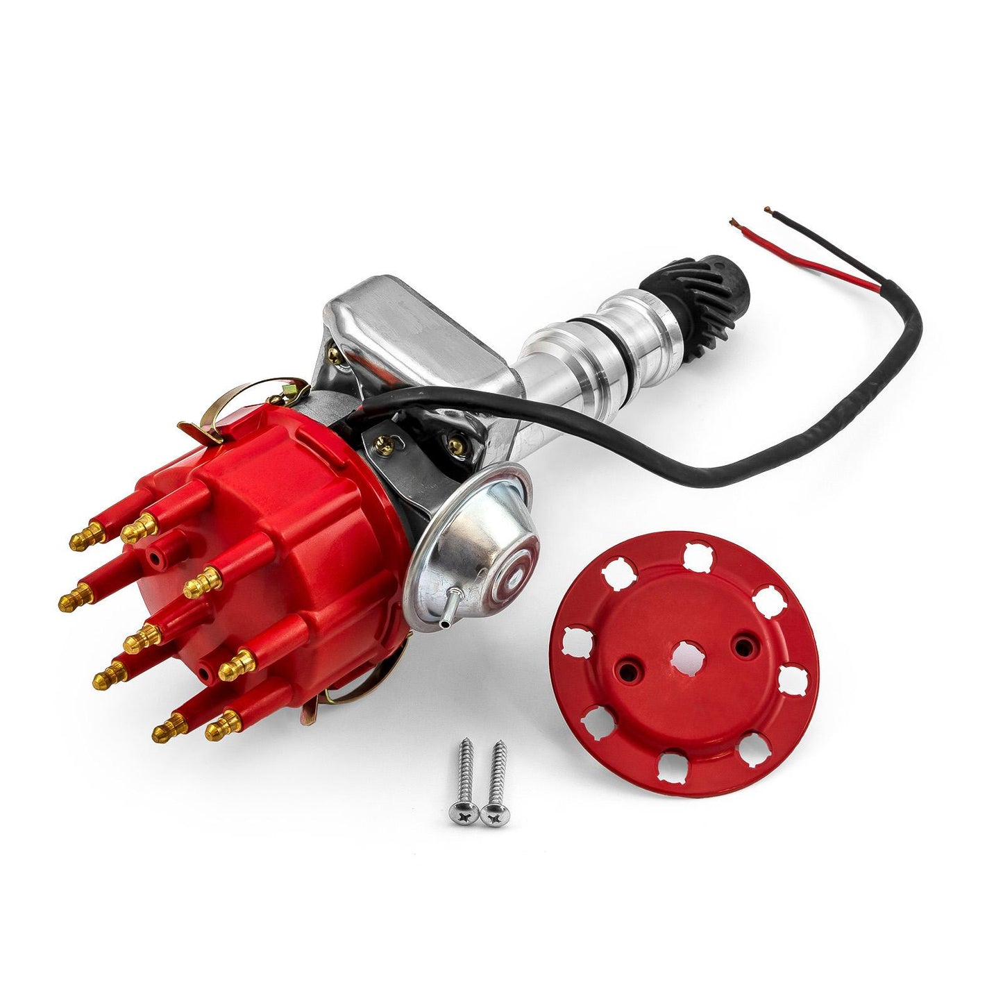 Oldsmobile 400 425 455 7000 Series Ready to Run Distributor [Red]